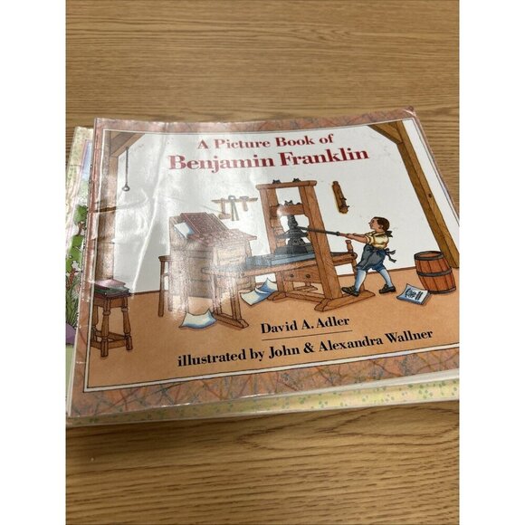 Lot of 15 David Adler Picture Book Biography History Classroom Homeschool Set - Picture 9 of 14